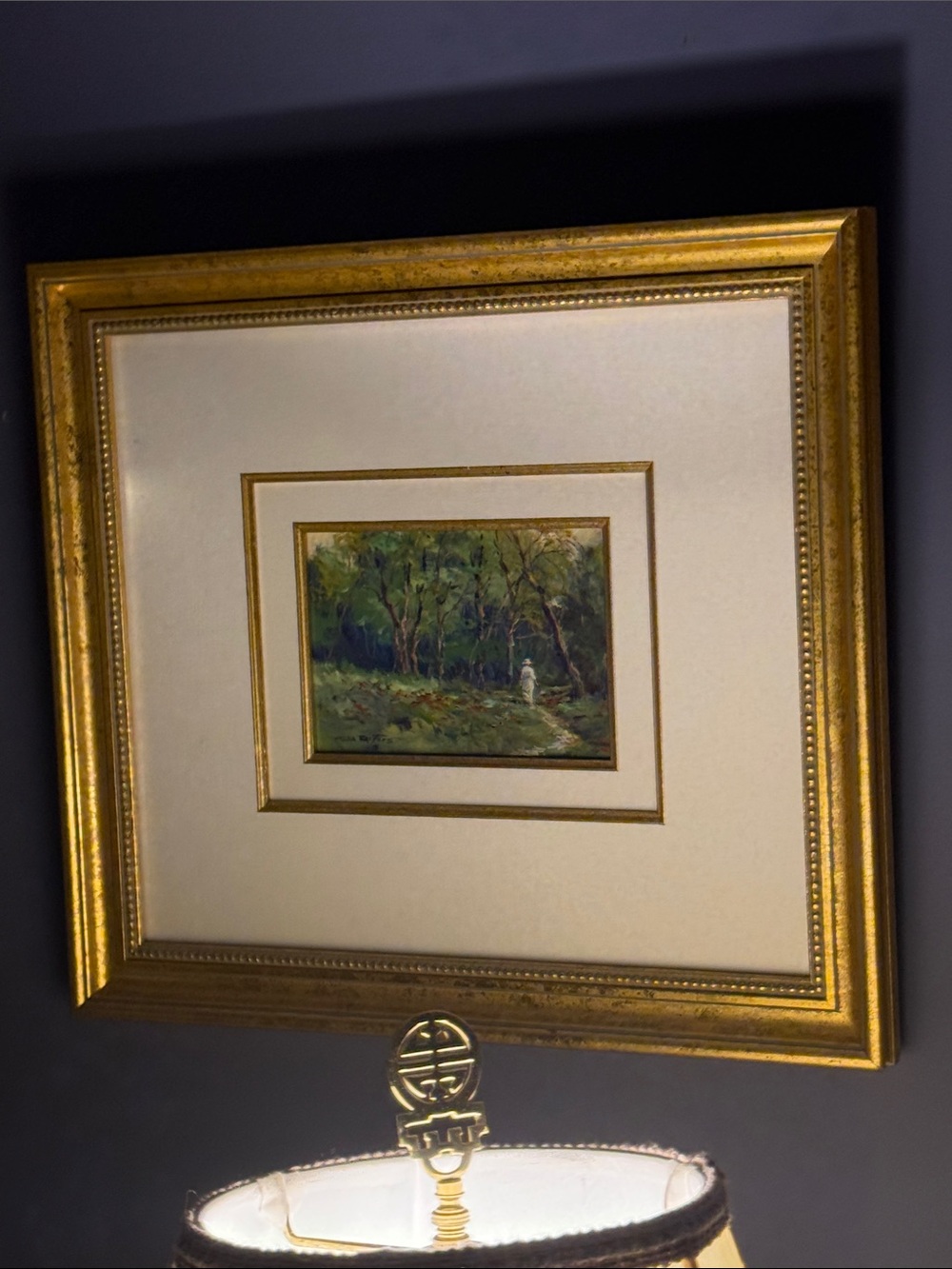 Todd Reifers Fine Art Oil On Canvas Framed and matted. Landscape Oil Painting of